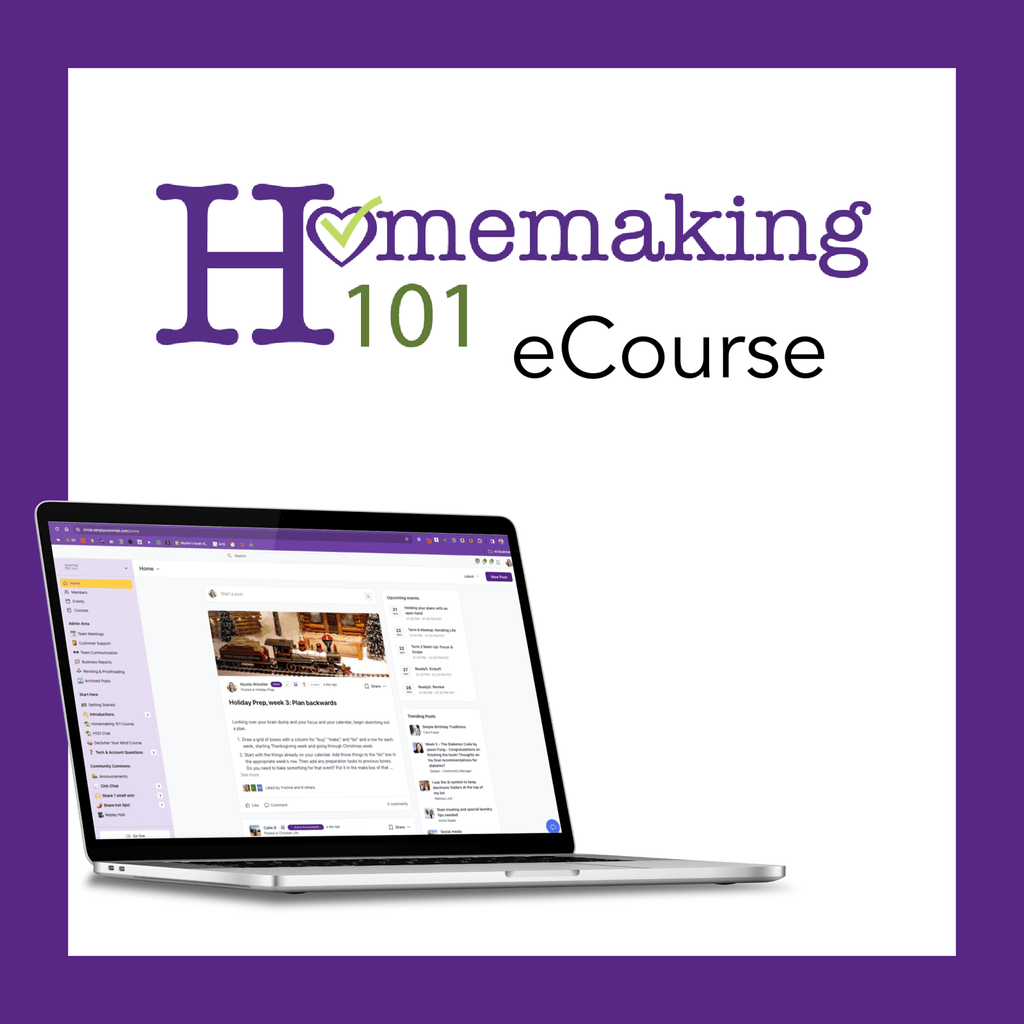 Homemaking 101 (Lifetime Access)