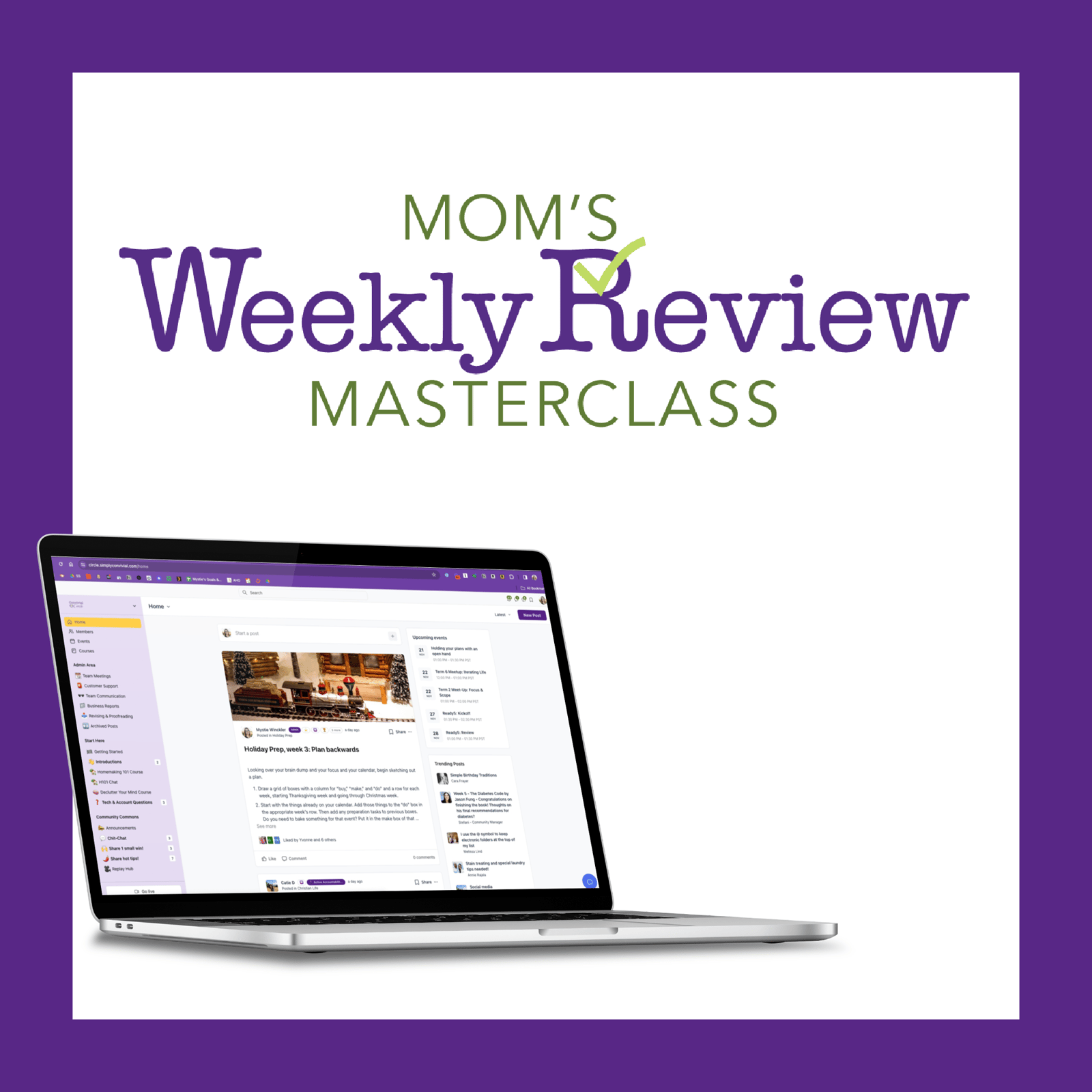 Mom's Weekly Review Masterclass